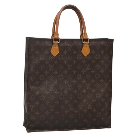 LOUIS VUITTON Monogram Sac Plat Hand Bag M51140 - Picture 1 of 16